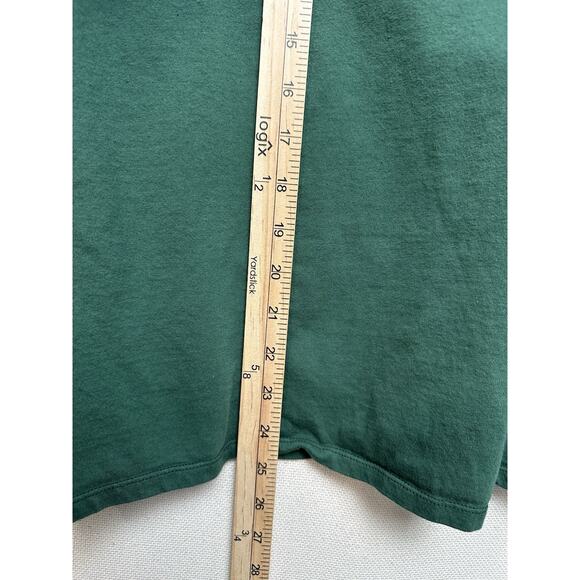 Nike Green Long Sleeve Shirt BIG Spellout Graphic Mens Size Large - Picture 6 of 9